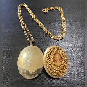 Gold and ornate, vintage locket